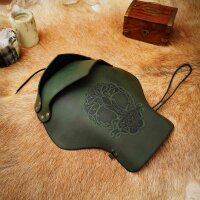 The Tree of Life Handcrafted Genuine Leather Pauldrons