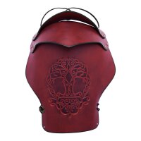 The Tree of Life Handcrafted Genuine Leather Pauldrons