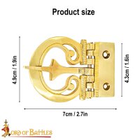 Pure Brass Buckle for Roman Belts