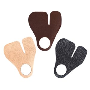 Genuine Leather Archery Finger Tabs / Protectors Set of 3