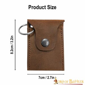 Coin Pouch Keychain Handcrafted Genuine Leather