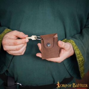 Coin Pouch Keychain Handcrafted Genuine Leather