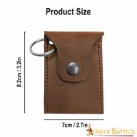 Coin Pouch Keychain Handcrafted Genuine Leather