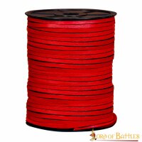 50metres Red Leather String Spool Roll