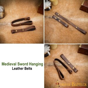 Medieval Sword Hanging Belts Handcrafted from Genuine Leather