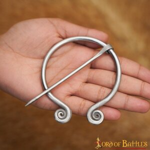 Medieval Stainless Steel Penannular Brooch Cloak Fibula