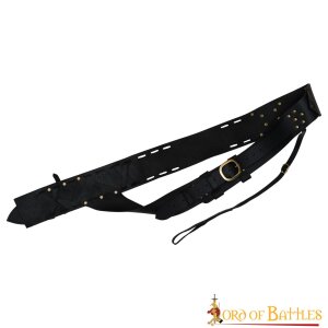 Medieval Back Hanging Baldric Genuine Leather Sword Sheath