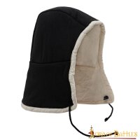 Medieval Padded Cap Black