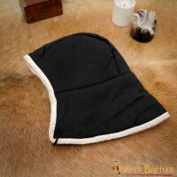 Medieval Padded Cap Black