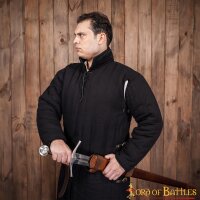 Leather Belt with Lustrous Steel Ring Genuine Leather Sword Hanging Belt