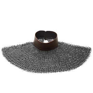 Round Ring Chainmail Aventail, Riveted and Alternating,...