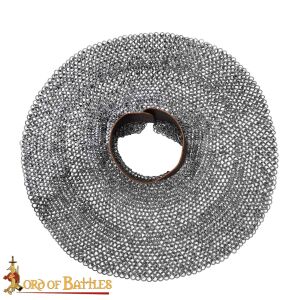 Round Ring Chainmail Aventail, Riveted and Alternating,...