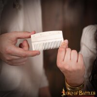 Medieval Authentic Bone Comb Handcrafted Genuine Bone Accessory