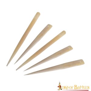 Viking Bone Needle Set of 5 Genuine Functional Bone Accessory
