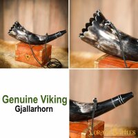 Genuine Viking Gjallarhorn with Simple Synthetic Cord
