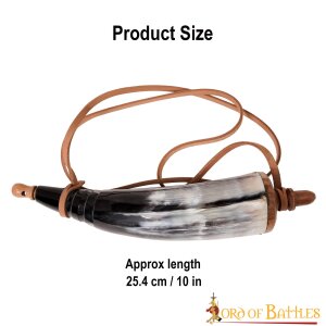 Gun Powder Horn Functional Genuine Horn Accessory