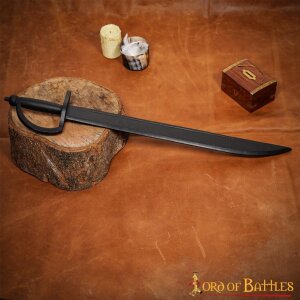 Wooden Caribbean Pirate Cutlass Sword Prop Black