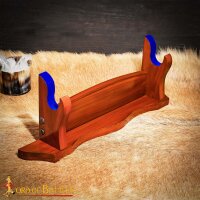 Single Tier Handcrafted Genuine Hardwood Sword and Axe Stand