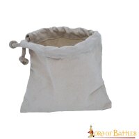 Medieval Drawstring Pouch Handmade from Canvas Cotton