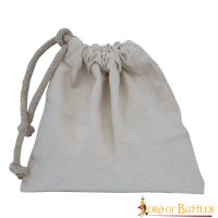 Medieval Drawstring Pouch Handmade from Canvas Cotton