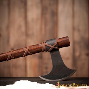 Hand Forged Viking Axe with Carbon Steel Head