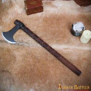 Hand Forged Viking Axe with Carbon Steel Head