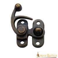 Antique Brass Small Hasp Latches Set of 3