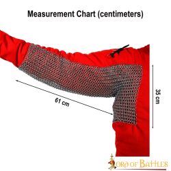 Medieval Chainmail Voiders Alternating Dome Riveted Round Steel Rings