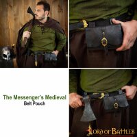 The Messengers Medieval Genuine Leather Belt Pouch