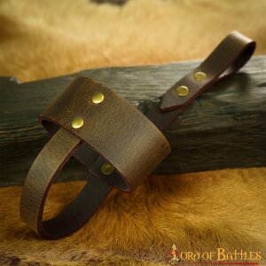 Handcrafted Genuine Leather Holder for Horn Tumbler and Cups