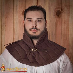 Medieval Padded Collar Handcrafted from Canvas Cotton div. colors