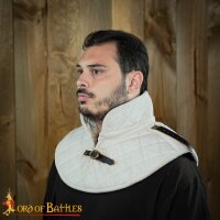 Medieval Padded Collar Handcrafted from Canvas Cotton div. colors