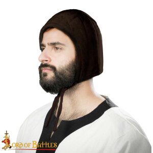 Medieval Quilted Padded Arming Cap Handmade Canvas Cotton various colors