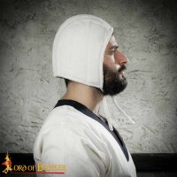 Medieval Quilted Padded Arming Cap Handmade Canvas Cotton various colors