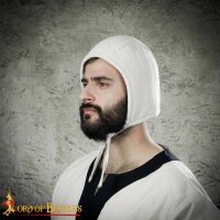 Medieval Quilted Padded Arming Cap Handmade Canvas Cotton various colors