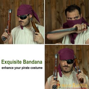 Pirate Bandana Handcrafted from Light Cotton