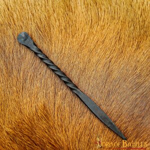 Medieval Hand Forged Iron Ear Scoop Historically Inspired Accessory