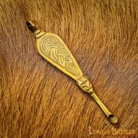Ornate Viking Pure Solid Brass Ear Cleaner Fully Functional Accessory