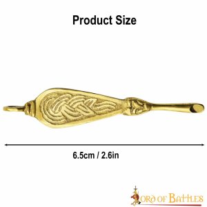 Ornate Viking Pure Solid Brass Ear Cleaner Set of 2