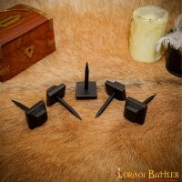 Hand Forged Vintage Iron Nails Set of 5 Pieces