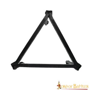 Medieval Campfire Small Tripod Stand Hand Forged Iron Accessory