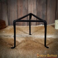 Medieval Campfire Small Tripod Stand Hand Forged Iron Accessory