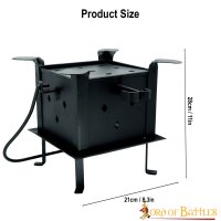 Historical Replica of the Ancient Roman Cooking Stove and Barbeque Grill