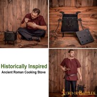 Historical Replica of the Ancient Roman Cooking Stove and Barbeque Grill