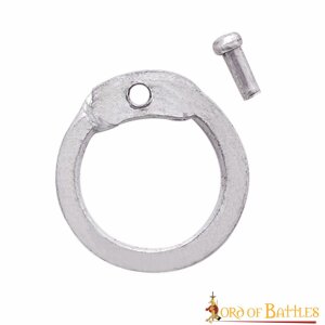 Aluminium Loose Rings, Flat Rings with Dome Rivets, 10 mm 16 gauge