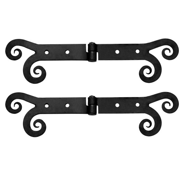 Vintage Door Hinges Pair Handmade Iron Rustic Functional Accessory