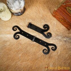 Vintage Door Hinges Pair Handmade Iron Rustic Functional Accessory
