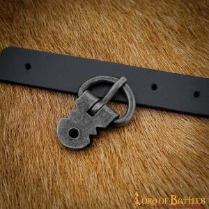 Medieval iron buckle or iron clasp, set of 5