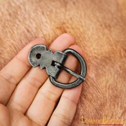 Medieval iron buckle or iron clasp, set of 5