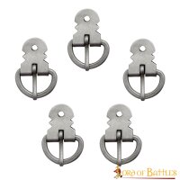 Dark Ages Armor Tough Steel Buckle Set of 5